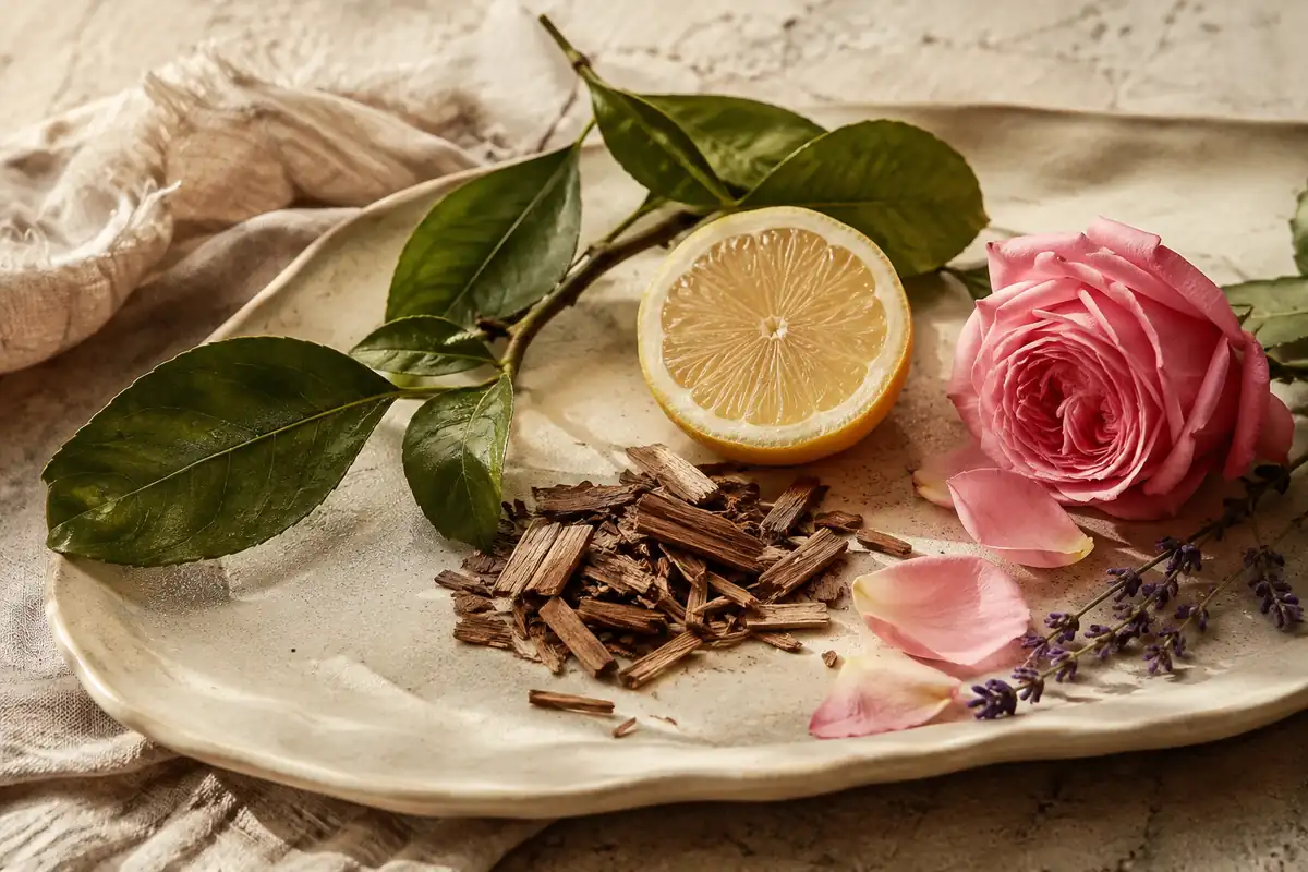 Limón, rosa, lavanda y madera como referencias olfativas sin etiquetas de género