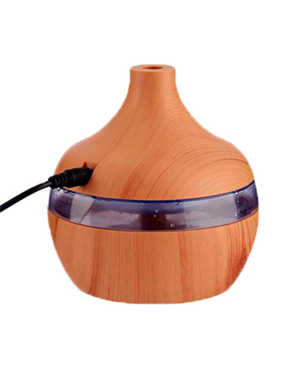 humidificador led madera 300 ml