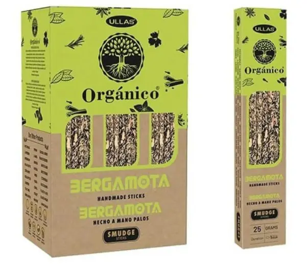 venta de incienso organico bergamota