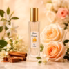 Notas de corazón del perfume equivalente a Carolina Herrera para mujer: praliné, canela, flor de naranjo africano, jazmín y rosas