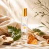 Notas de fondo del perfume equivalente a Carolina Herrera para mujer: gamuza, pachulí, madera de cachemira, sándalo, almizcle, cedro y ámbar
