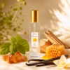 Notas de fondo del perfume equivalente a Quizás Quizás Loewe para mujer: pachulí, almizcle, miel, sándalo, ámbar y vainilla de Madagascar