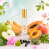 Notas de salida – perfume equivalente a Hugo Woman Hugo Boss para mujer Notas de salida del perfume equivalente a Hugo Woman Hugo Boss para mujer: manzana Granny Smith, melón, durazno, ciclamen, casis, musgo de roble y papaya