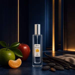 Perfume equivalente a Armani Code Absolu para hombre con frasco Rosa Dorada de tapón plateado