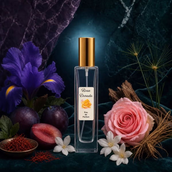 Perfume equivalente a Decadence Marc Jacobs para mujer Perfume equivalente a Decadence Marc Jacobs para mujer con frasco Rosa Dorada de tapón dorado