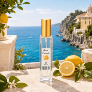 Perfume equivalente a Escale a Portofino Dior para mujer Perfume equivalente a Escale a Portofino Dior para mujer con frasco Rosa Dorada dorado