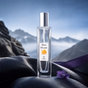 Perfume equivalente a Fahrenheit Dior para hombre con frasco Rosa Dorada plateado
