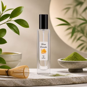 Perfume equivalente a The Matcha 26 Le Labo unisex con frasco Rosa Dorada negro