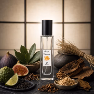 Perfume equivalente a The Noir 29 Le Labo unisex con frasco Rosa Dorada de tapón negro
