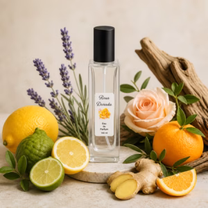 Perfume equivalente a Tempest Xerjoff unisex con frasco Rosa Dorada negro