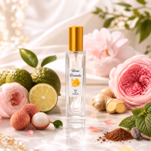 Perfume equivalente a Attrape-Rêves Louis Vuitton para mujer con frasco Rosa Dorada dorado