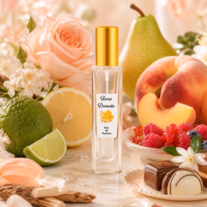 Perfume equivalente a KAOS Tous mujer Perfume equivalente a KAOS Tous para mujer con frasco Rosa Dorada dorado