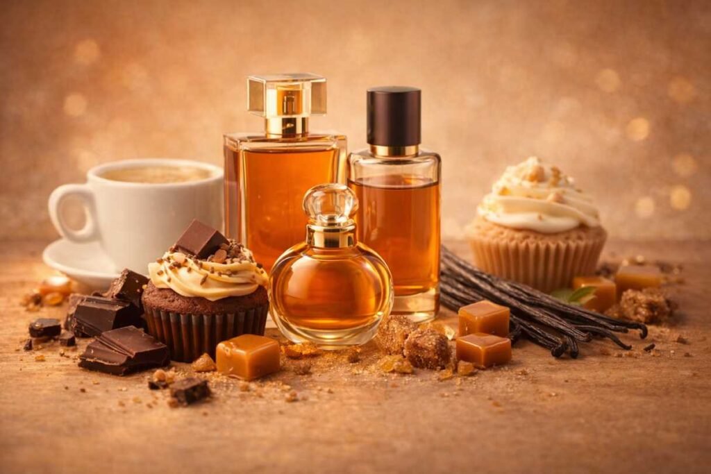 Perfumes gourmand de equivalencia: fragancias que huelen a postre (y enganchan) 1 tipos de perfumes gourmand de equivalencia con chocolate cafe caramelo y vainilla