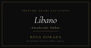 perfume árabe amaderado Líbano