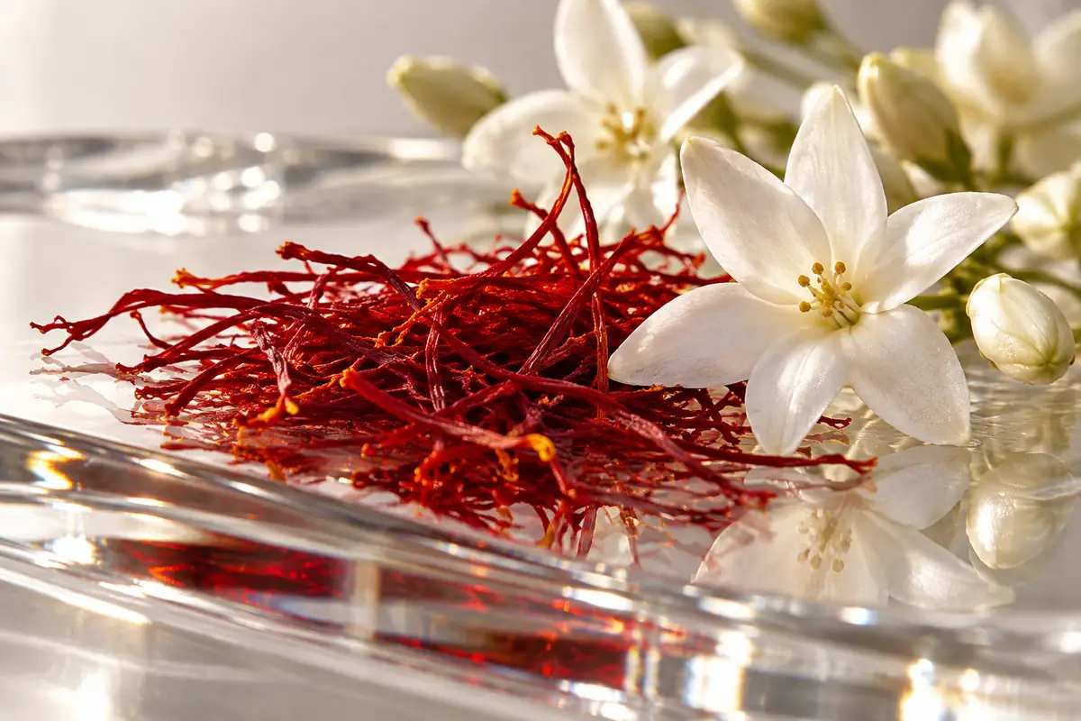 Azafrán y jazmín, salida del perfume equivalente a Baccarat Rouge