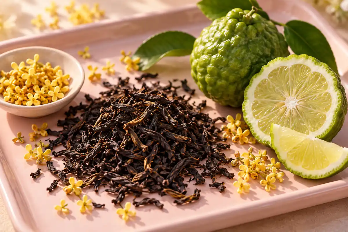 Té, bergamota y osmanto, salida del perfume equivalente a Flowerbomb