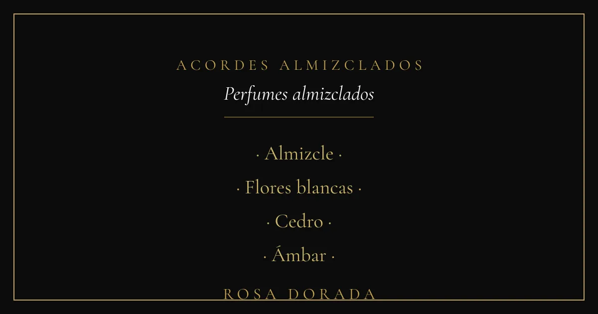 Acordes almizclados - perfumes almizclados