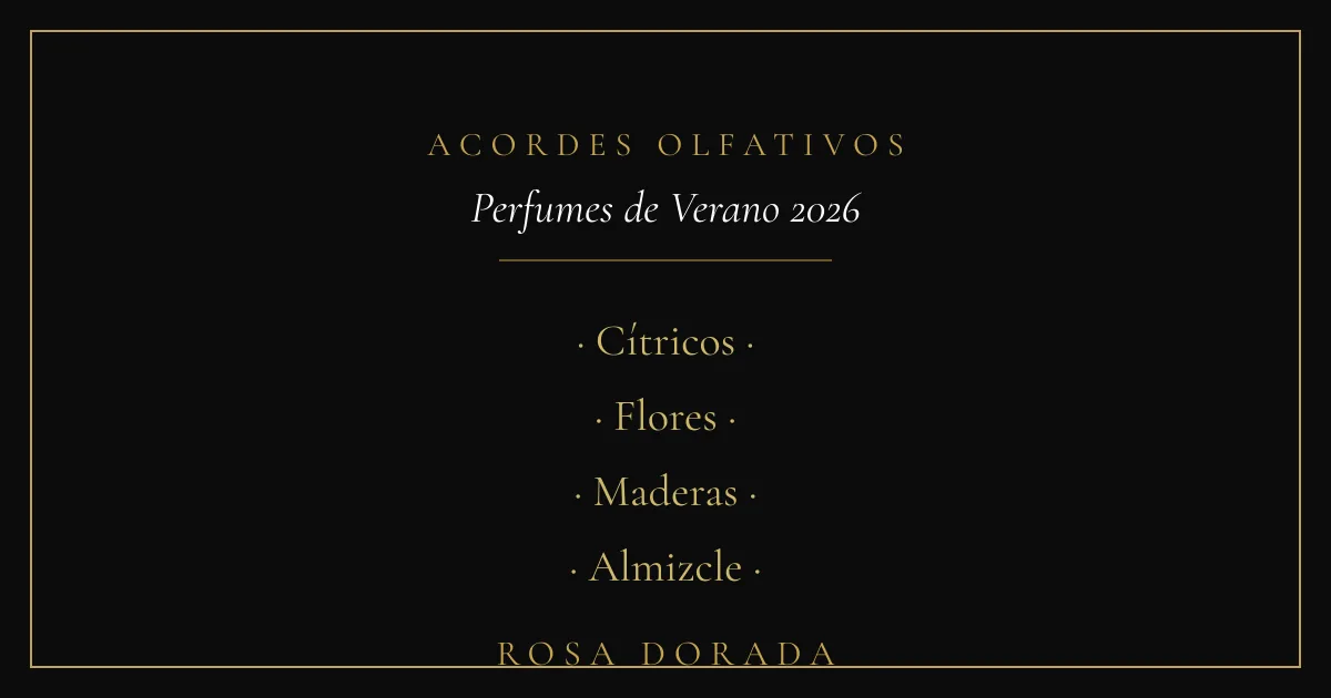Acordes olfativos - perfumes de verano