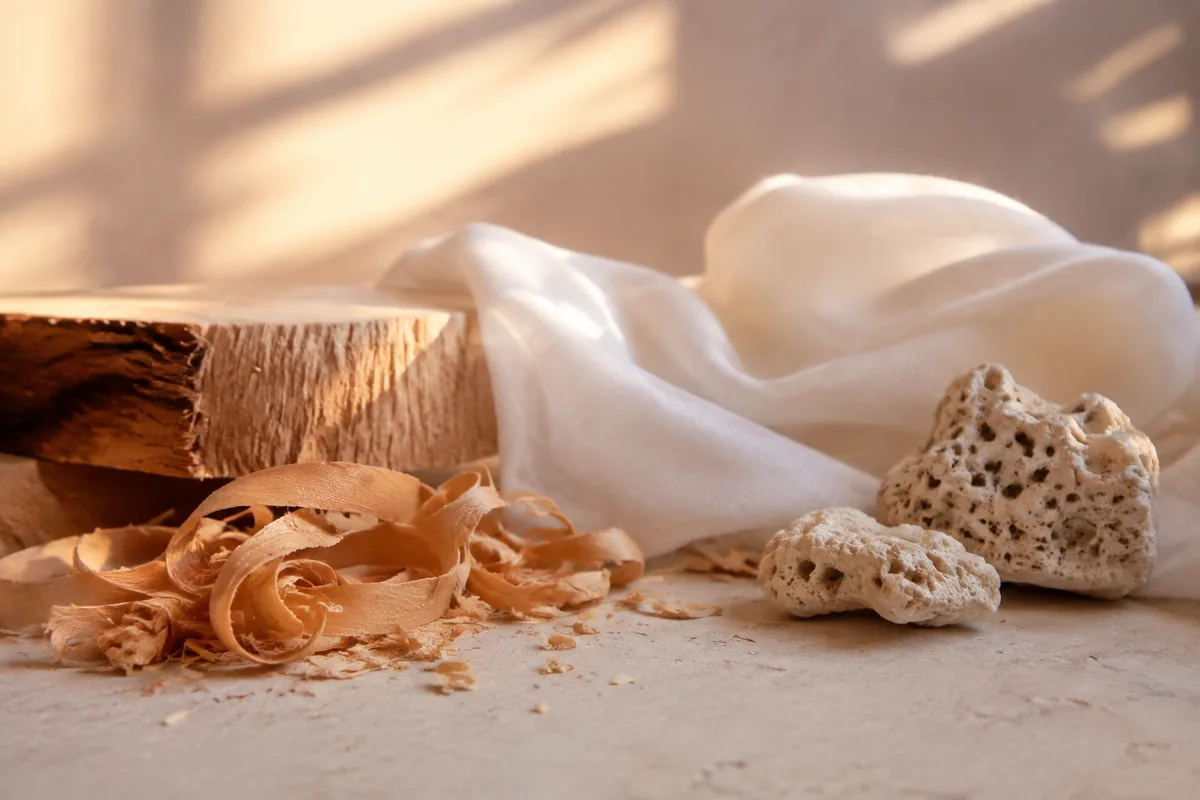 Almizcle blanco y madera de cedro, fondo del perfume equivalente a Omnia Coral