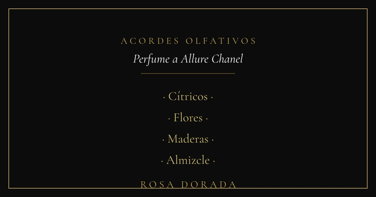 Perfume equivalente a Allure Chanel 2 Acordes olfativos - perfume equivalente a Allure Chanel