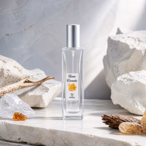 Perfume equivalente a Bleu de Chanel L’Exclusif para hombre con frasco Rosa Dorada plateado