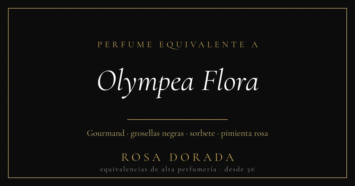 Perfume equivalente a Olympea Flora