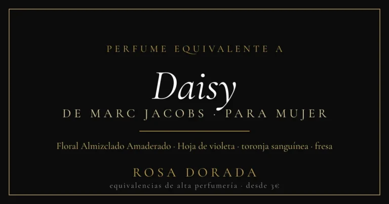 Perfume Equivalente a Daisy Marc Jacobs Mujer: Guia Completa de Notas, Duracion y Opiniones 20 Perfume equivalente a Daisy Marc Jacobs mujer