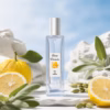 Perfume equivalente a Emporio Armani He de Giorgio Armani para hombre – tapón plateado Perfume equivalente a Emporio Armani He de Giorgio Armani para hombre – frasco Rosa Dorada con tapón plateado