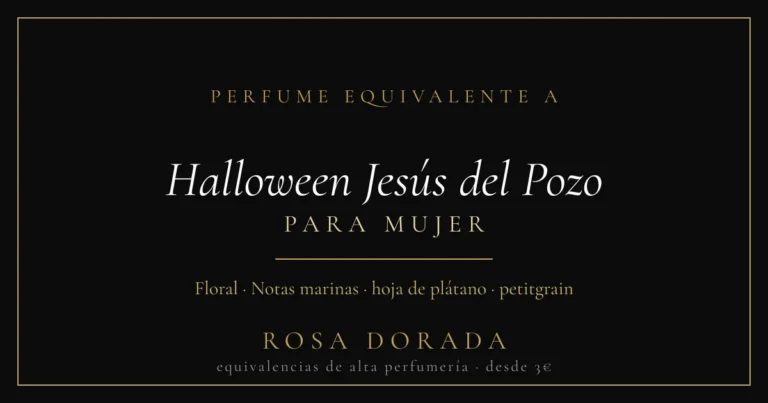 Perfume Equivalente a Halloween Jesús del Pozo Mujer: Guía Completa Código 113 14 Perfume equivalente a Halloween Jesús del Pozo mujer