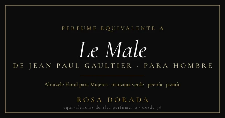 Perfume Equivalente a Le Male Jean Paul Gaultier Hombre: Guía Completa 34 Perfume equivalente a Le Male Jean Paul Gaultier hombre
