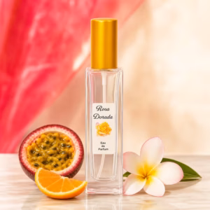 Perfume equivalente a Power Of You de Giorgio Armani para mujer – frasco Rosa Dorada con tapón dorado