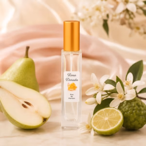 Perfume equivalente a Prada Paradoxe Intense para mujer – frasco Rosa Dorada con tapón dorado