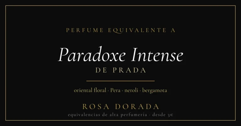 Perfume equivalente a Prada Paradoxe Intense: guía, notas y opinión 30 Perfume equivalente a Paradoxe Intense Prada