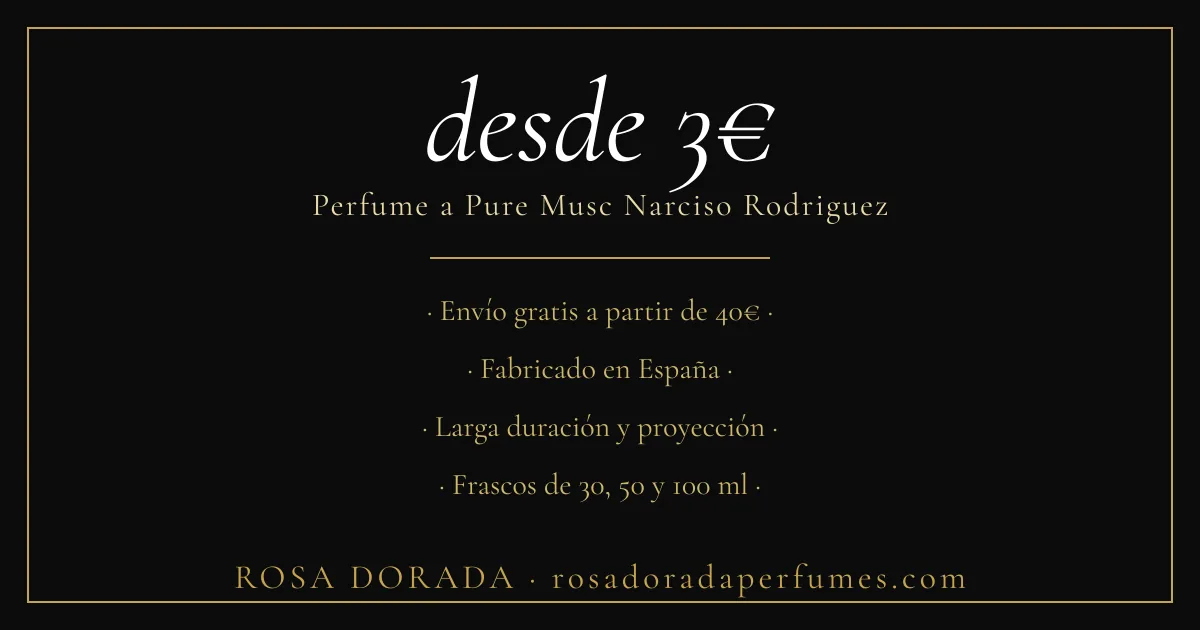 perfume equivalente a Pure Musc Narciso Rodriguez desde 3€