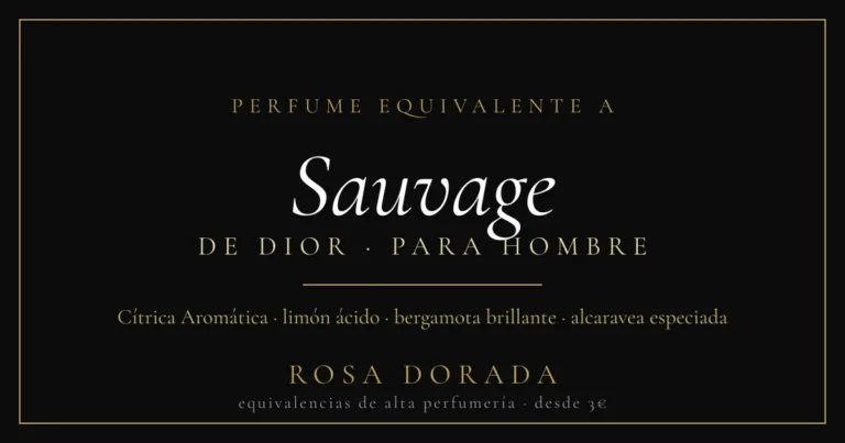 Perfume Equivalente a Sauvage Dior Hombre: La Alternativa que Buscas 37 Perfume equivalente a Sauvage Dior hombre