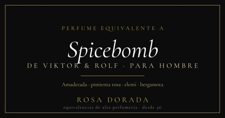 Perfume Equivalente a Spicebomb Viktor & Rolf Hombre: Guía Completa de Notas, Duración y Usos 24 Perfume equivalente a Spicebomb Viktor & Rolf hombre