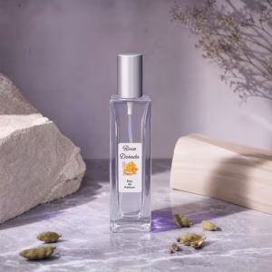 Perfume equivalente a Valentino Uomo Born in Roma Purple Melancholia para hombre – frasco Rosa Dorada con tapón plateado