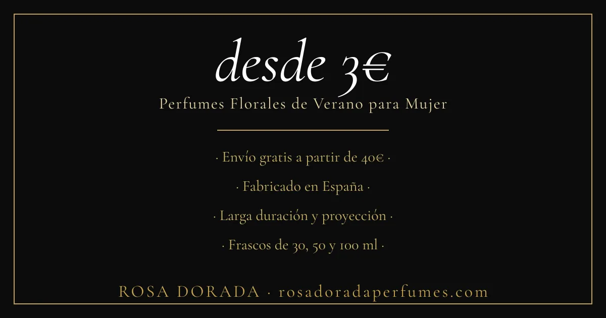 Perfumes Florales de Verano para Mujer: Guia Completa 2026 3 perfumes florales verano mujer desde 3€
