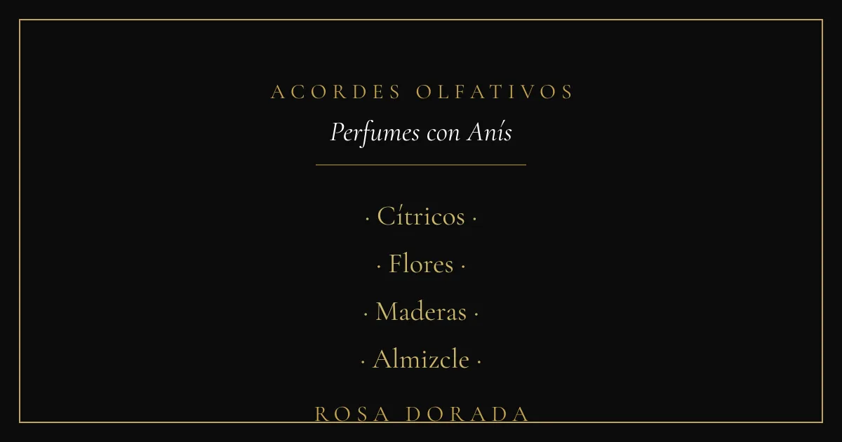 Perfumes con Anís: los Mejores Equivalentes 2 Acordes olfativos - perfumes con anís
