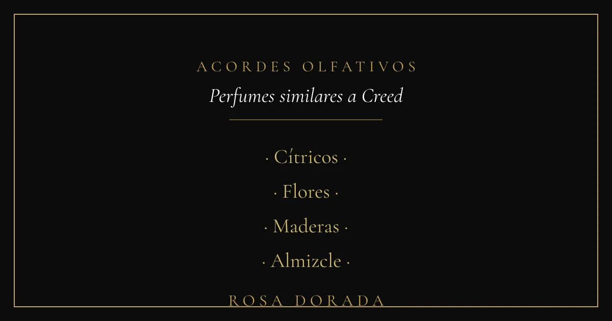 Perfumes similares a Creed: las mejores equivalencias 2 Acordes olfativos - perfumes similares a creed