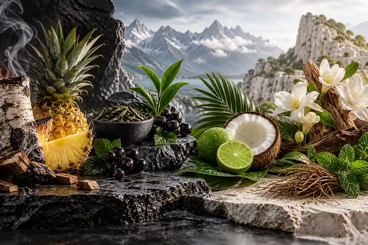 Guía visual de perfumes similares a Creed por perfiles frutales, frescos y amaderados