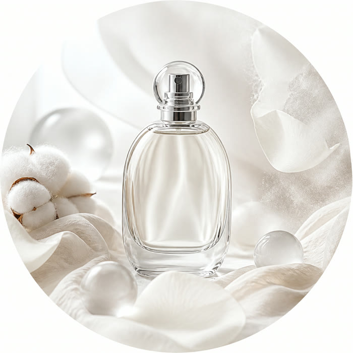 Selección de perfumes con almizcle