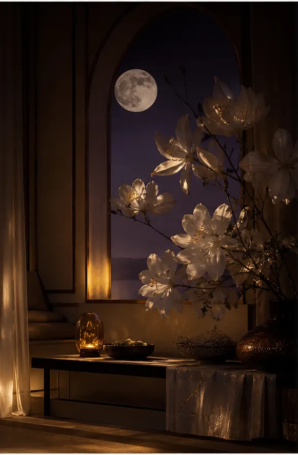 Ambiente floral nocturno del perfume equivalente a Ange ou Démon 99