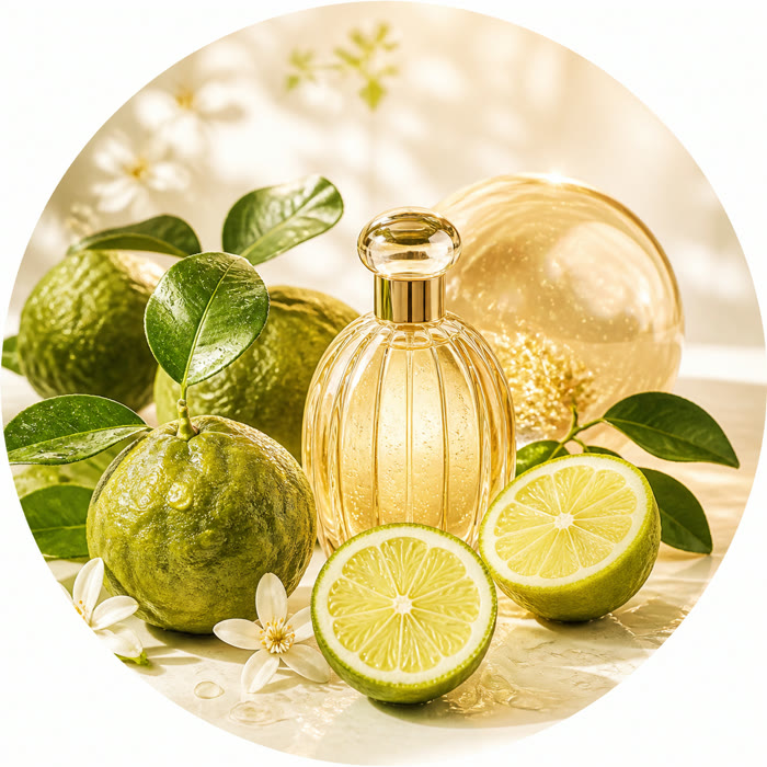 Selección de perfumes con bergamota