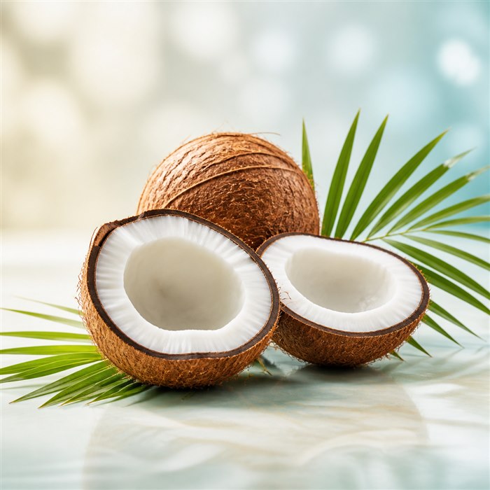 Selección de perfumes con coco