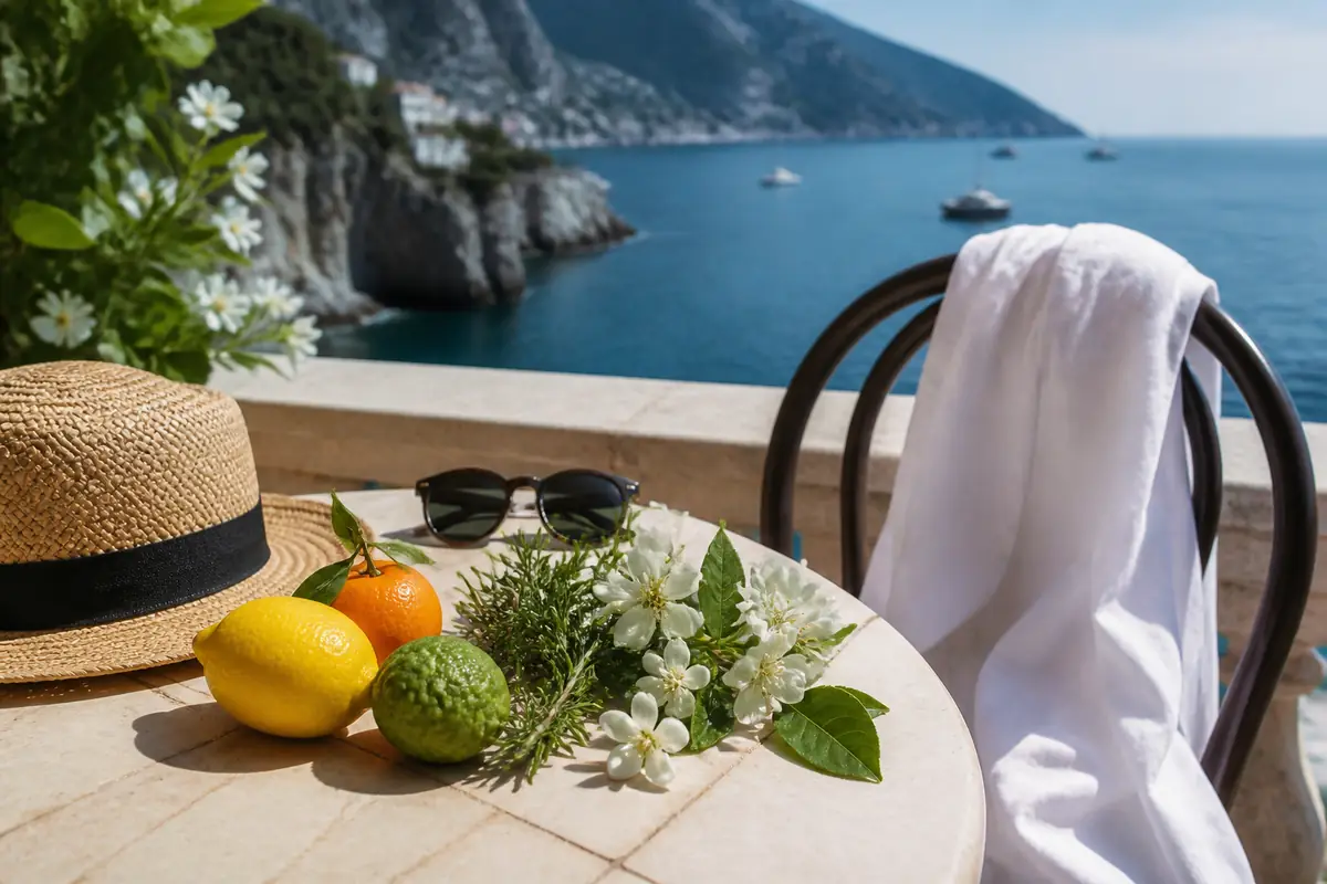 Perfume equivalente a Neroli Portofino Tom Ford 4 Terraza mediterránea en verano para usar una fragancia cítrica de neroli