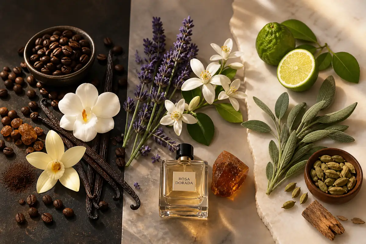 Notas golosas, florales y amaderadas de perfumes similares a Yves Saint Laurent
