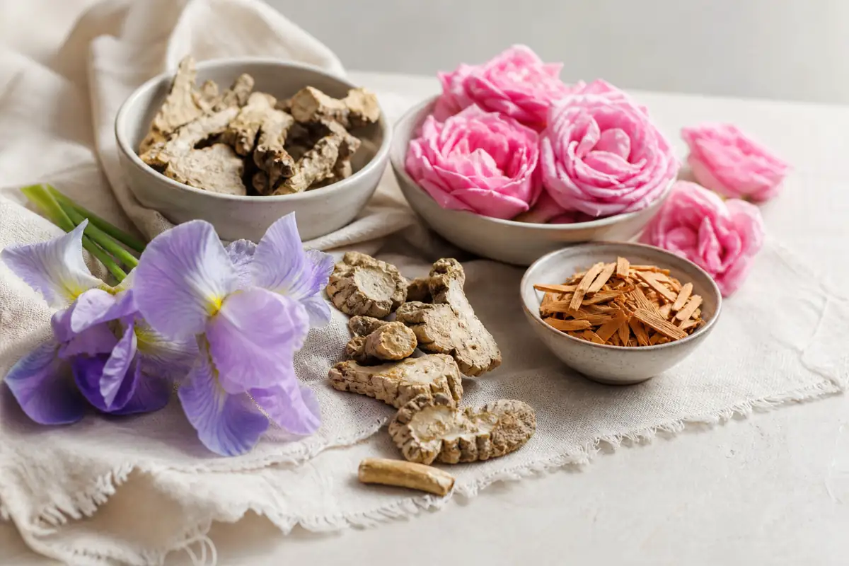 Iris, rosa de Damasco y sándalo entre los ingredientes exóticos de perfumería