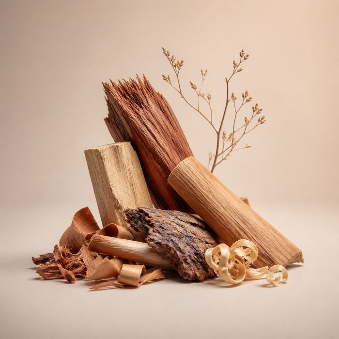 Maderas aromáticas para perfumes con maderas