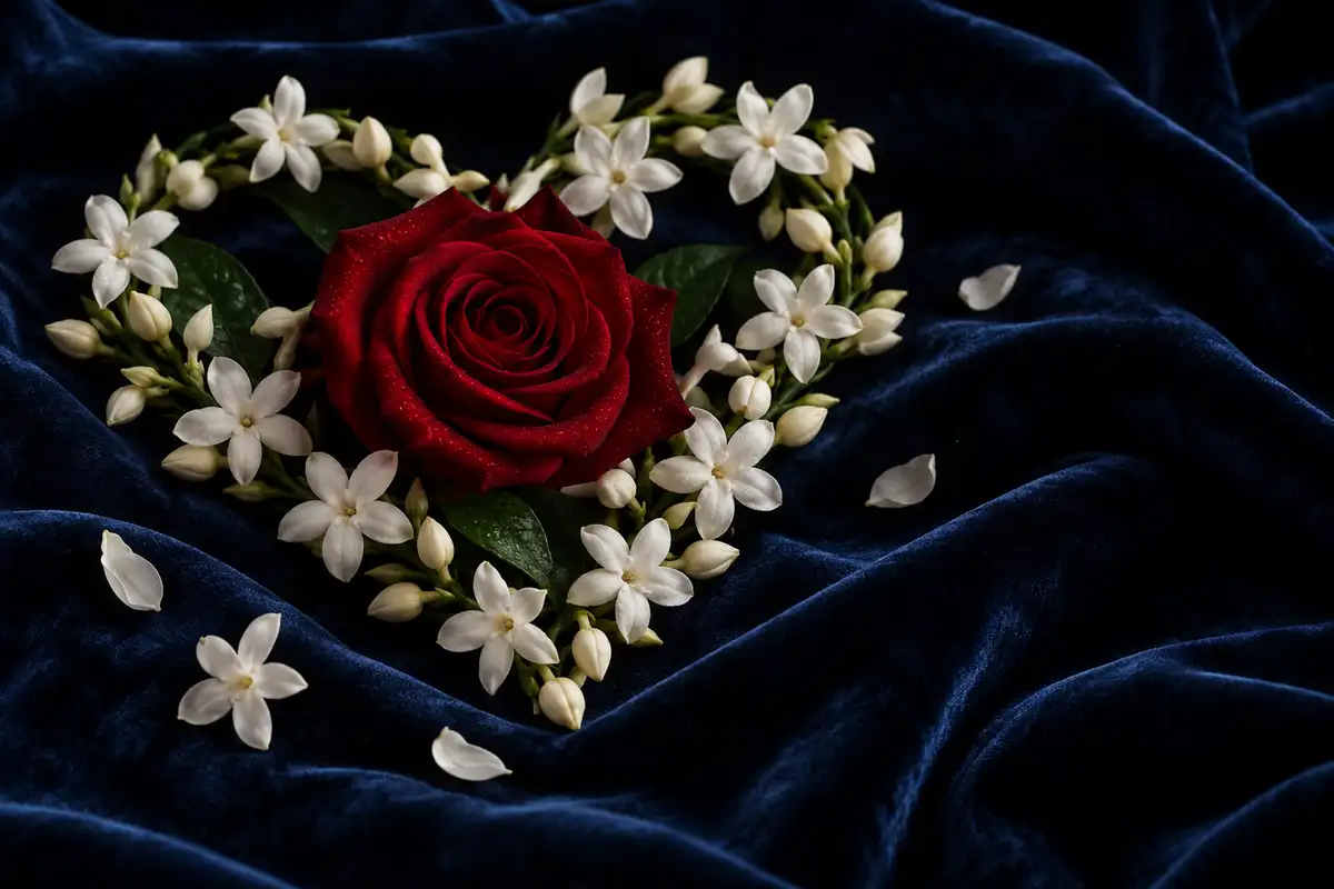 Rosa y jazmín del corazón del perfume Midnight Poison 466